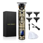 Hair Clippers Beard Trimmer for Men Professional Cordless Hair Trimmer TBladeds Outliner Grooming Baldheaded Shaver with 1500mAh Battery and 180