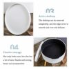 XIAOSAKU End Tables Living Room Modern White Lacquered Dining Table Bedside Table Simple Dressing Table Living Room Sofa Side Table Multifunction