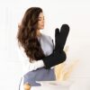LAFFAIR Oven Mitts Premium Non-Slip Silicone Oven Gloves Heat Resistant - Oven Mitt Stylish & Versatile Kitchen Protection Oven Mitts Heat Resist