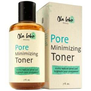 Hydrating Pore Minimizer Toner for Face Skin Tightening Facial Toner with Botanical Extracts and 2 Niacinamide Exfoliating Face Toner Safe for Se