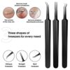 Blackhead Remover Tool Kit 10 Pieces Blackhead Remover Pimple Popping Tool Kit with Black Bag Comedone Extractor Tools for Acne Blackhead Whitehe