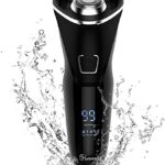 Hatteker Electric Razor for Men Professional Cordless Rechargeable Rotary Electric Shaver with Popup Beard Trimmer Waterproof LED Display
