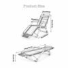 Heavy Duty Garden Furniture Sets Sun LoungerCamping Garden Chairs Folding Zero Gravity Deck Chair Recliner Reclining Waterproof Chaise Loungers M
