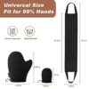 EVYTTA Fake Tan Mitt Set  Self Tanning Mitt Set 3 in 1 with Self Tan Mitt Glove Back Tanner Applicator Mini Tanning Mit Velvet Tanning Mitt Tanni