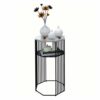 Side Table Round Metal End Table Sofa Table Modern Side Table Flower Stand Lamp Table Bedside Tables for Living Room Entryway Corner table9871 Co