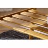 HZF Square Coffee Table Living Room Small Apartment Modern Solid Wood Tea Table Low Table Simple Bamboo End Table Storage Tea TableColorWalnutSiz