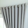 ASATEX Pair of 2 XXXL Wall to Wall Light Gray Silver Blackout Curtains Panels. Each of Room Divider Drapes is 108 x 132. Total Width 18 Feet. Inc