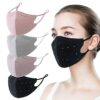 Cloth Face Masks with Nose Wire 3D Shape Adjustable Earloop Washable and Reusable Face Mask for Men Women