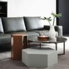 Jcnfaside table Combination SetsMultifunctional Geometric Side TableHexagonal Side TableSuitable For Living Room Coffee Side TableTallshortColorA