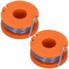 SPARES2GO 2.5m Line & Spool Compatible with Argos McGregor Strimmer Trimmer (Pack of 2)