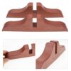GANAZONO 4 Pcs Privacy Screen Screen Base Room Divider Stand Privacy Screen Holder Holder Plastic Support