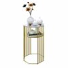 Side Table Round Metal End Table Sofa Table Modern Side Table Flower Stand Lamp Table Bedside Tables for Living Room Entryway Corner table9871 Co