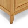 ClickDecor Alcott Single Drawer and Storage Cabinet Modern Side End Accent Bedroom or Living Room 19 Table Width Fully Assembled Light Brown
