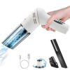 lyyxll Handheld Vacuum, 120W 12Kpa Powerful Car Vacuum Cleaner, Lightweight Mini Hand Held Vacuum with Rotatable Handle and Wet & Dry, Strong Cyc