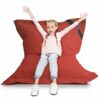 LAZY BAG Original Indoor  Outdoor Beanbag XL 250 litre giant beanbag Junior Beanbag Cushion Armchair for children  adults 160x120 Beige