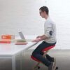 cinius Professional kneeling ergonomic chair without back, in several colours