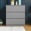 Vida Designs Denver Drawer Chests (Grey, 3 Drawer)