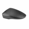 Car Mirror Replacement Covers Cases Shell Rearview Mirror Cover For Scirocoo MK3 Side Door Wing Mirror Cover Replace Caps (Carbon Fiber) Fit For