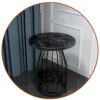 Artiz Round Creative Table Marble End Tables Light Luxury Marble Side Table Small Coffee Table Doublelayer Storage Simple Bedside Table Nightstan