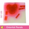 Bomb Cosmetics Jar of Hearts Handmade Wrapped Bath  Body Gift Pack Contains 5Pieces 500g