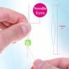 Stretchy String for Bracelets, Cridoz 0.5mm Clear Elastic String Stretch Cord Jewelry Bead Bracelet String with 2 Pcs Beading Needles for Seed Be