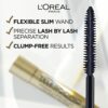 LOral Paris Intense Lengthening Mascara Lash by Lash Precise Application Up to 60 Longer Eyelashes Telescopic Mascara Black