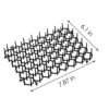 12 Pcs Cat Repellent Mat with Spikes, Cat Scat Mat Flat Prickle Strip Dig Stopper Cat Spikes Cat Stopper for Outdoor Garden Fence Protector with