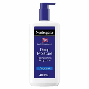 Neutrogena Deep Moisture Fast Absorbing Body Lotion 24 Hour Moisturisation Packaging may vary 400 ml