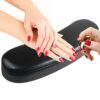 EBANKU Nail Hand Pillow Manicure PU Leather Nail Art Hand Cushion Pillow Soft Sponge Arm Rest Nail Art Accessories Tool White