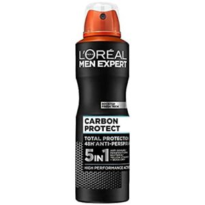 LOral Men Expert Carbon Protect 48 Hrs AntiPerspirant Deodorant for Men 250 ml Pack of 6 Bulk Buy