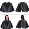 Uonlytech Waterproof Hair Cutting Cape for Women Professional Salon Cape with Stickers Shoulder Pads Hair Dyeing Apron for Man Women Salon