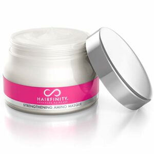 Hairfinity Hair Strengthening Amino Treatment Masque  Hydrating Hair Mask and Deep Conditioner Cream for Dry Damaged Hair with Hydrolyzed Collage