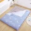 Japanese Futon Cover with Zipper 100% Cotton Cover for Traditional Floor Futon Mattress Removable Washable Without Mattress