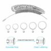 Ring Sizer Measuring Tool, 27 PCS Premium Ring Measurement Tool, US Ring Size 0-13 with Half Size, 1 PCS Finger Ring Sizing Measure Gauge, by UUB