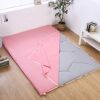 Japanese Futon Cover with Zipper 100% Cotton Cover for Traditional Floor Futon Mattress Removable Washable Without Mattress