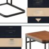 WDBBY Storage Holders Multipurpose Table Side Tables Sofa Side End Tables for Coffee Laptop Living Room Couch Table