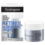 Neutrogena Rapid Wrinkle Repair Hyaluronic Acid Retinol Cream Anti Wrinkle Cream Face Moisturizer Neck Cream  Dark Spot Remover for Face  Day  Ni