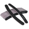 URAQT 15PCS Nail Files Professional Nail File Set Curved Fingernail Files DoubleSided Emery Board Manicure Tools for Home and Salon Use 100180 gr