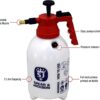 Spear & Jackson 2LPAPS 2 Litre Pump Action Pressure Sprayer, White/Red