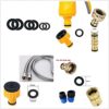 VReder Garden Hose Fitting Set, including Hose End Quick Connector, Hose Waterstop Aqua Stop Connector, 2in1 Threaded Tap Connector Faucet Adapte