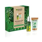 Garnier Restoring Hemp Collection Gift Set with Organic Hemp Soothing Face Oil and Gel Face Cream Skincare Gift for her for Men  Women Vegan  Org