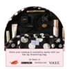 The Flat Lay Makeup Bag  Travel Make Up Organiser for Cosmetics Eyeshadow MakeUp Brushes Lipstick  Tools  Drawstring Bag Storage for Skin Care  T