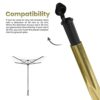 FLATRO Washing Line Spike with Plastic Adapter (32mm and 40mm) | Heavy Duty Metal Ground Spike Rotating Clothes Line for Washing Line Galvanized