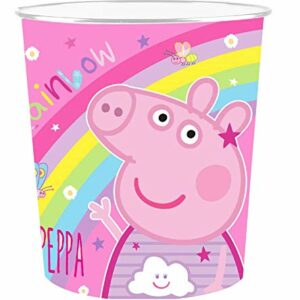 Peppa Pigs Kids Waste Bucket Paper Bin Bedroom Paper Dustbin Bin