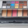 The Color Workshop  New Hello Beautiful  Fashion Tin Case with Cantilever Trays  Complete Professional Makeup Kit for Eyes and Face  Makeup Gift