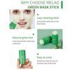 2 Pack Green Tea Cleansing Mask Stick Poreless Deep Cleanse Green Tea Mask for Blackhead Remover and Skin Care Purifying Clay Stick Mask