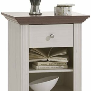 MOH Bedside Table Night Stand Retro Industrial Bedside Table Night Stand Storage Cabinet for Living Room Bedroom