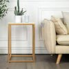 SFFZY Lron Tea Table Simple Modern Creative Sofa Side Table Living Room Small Storage Square Coffee Table