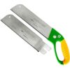 GRÜNTEK Piranha Garden and Carpenter's Saw with 2 Blades for Coarse and Fine Cut Hand Saw Japanese Saw with Slide Cutting System