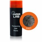 HairLab 100 Organic HairThickening Keratin Fibres for Concealing Hair Loss and Thinning Hair 30g Grey